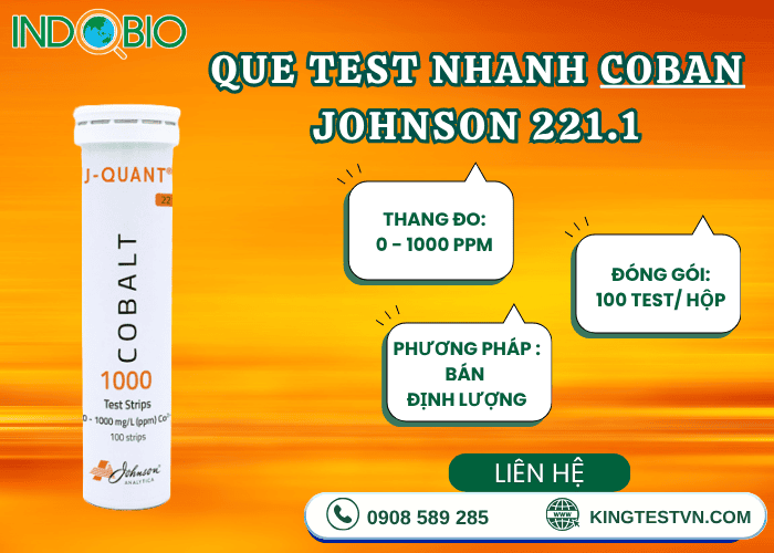 Vì sao nên chọn que test coban Johnson 221.1?